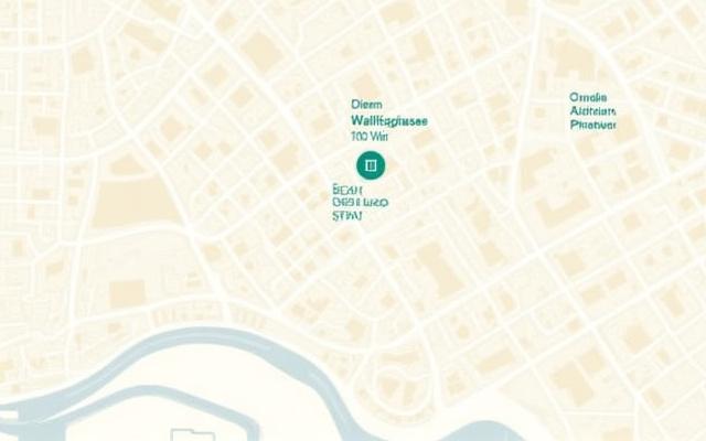 Illustrierte Karte des Standorts Wien für Oasenbuch